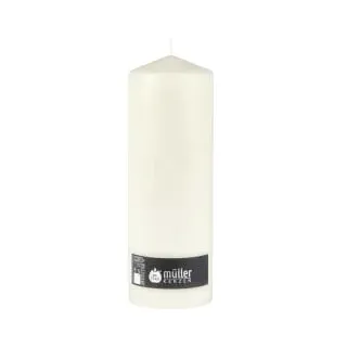 Müller Kerzen große Kerzen, Windlichtkerze, 95 x 280 mm, XXL 5562809538 , 1 Packung = 4 Stück, vanille