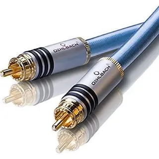 Oehlbach NF-Kabel XXL Series 2 Cinch Cool Silver 2x 0,5m (13200)