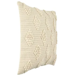 EGLO Living Dekokissen Chevery, Boho Design, Dekokissen handgewebt aus Baumwolle und Polyeste, 50 cm