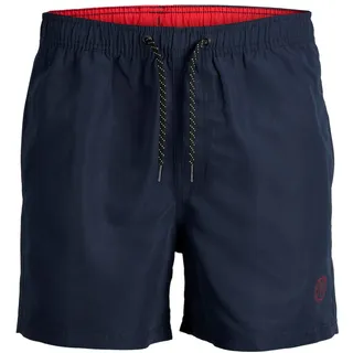 Jack & Jones Herren Badehose Badeshort JPSTFIJI JJSWIM SOLID Blau Solid 12225961 S