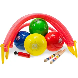 Selecta Spielzeug Fussball-Krocket-Set (1 - 4 Spieler)