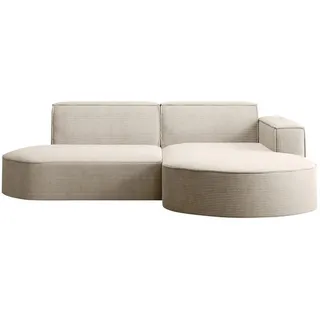 Kaiser Möbel Ecksofa Beige, Rechts