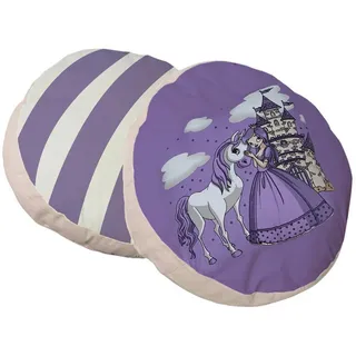 Livetastic Kinderkissen Ticaa 925682 Kissensatz, Flieder, Textil, Pferd, Füllung: Polyester, 40x40 cm, pflegeleicht, Kinderzimmer & Jugendzimmer, Kindermöbel, Kinderbetten, Kinderbettzubehör