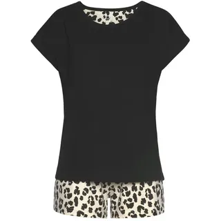 vivance dreams by lascana Shorty Pyjama-Shorts Schwarz 44-46