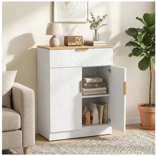 Homcom Sideboard 32 x 82 x 60 cm Weiß