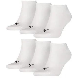 Puma Sneaker Socken 6-Paar Weiß 35-38