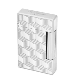 S.T. Dupont Accendino Initial Cubo Argentato