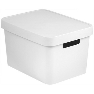 Curver Aufbewahrungsbox, Behälter mit Deckel Infinity 17L weiß