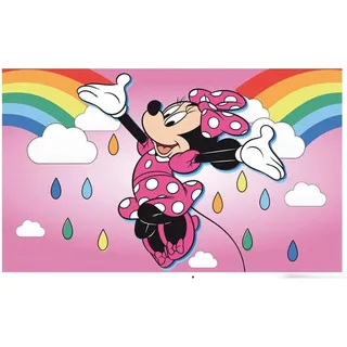 Minnie Mouse Pink Teppich Mit Rutschfester Schaumstoffoberfläche
