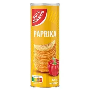 GUT&GÜNSTIG Paprika Stapel Chips 175,0 g, 1 St.