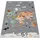 Teppich Kinderzimmer rutschfest Grau Blau Braun 120x160 cm