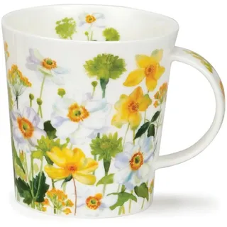 Dunoon Becher Lomond Flower Garden White - 0,32l