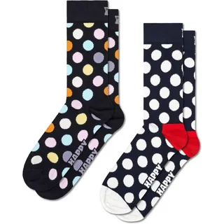 Happy Socks Socken mit Punktemuster (Polka Dot) für Herren und Damen, 36-40 & 41-46 - 36-40
