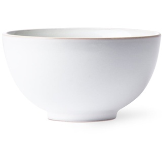 HKliving - Bold & Basic Keramik Schale, Ø 12 cm, weiß
