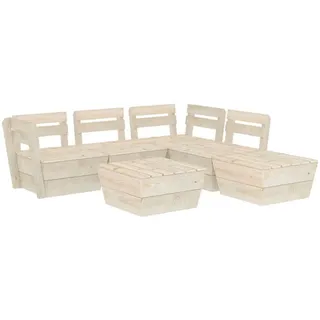 vidaXL Garten-Paletten-Lounge-Set 6-tlg. natur 3063722