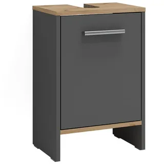 Vicco Waschbeckenunterschrank Karli 38,2 x 57 x 26,3 cm Anthrazit/Goldkraft Eiche