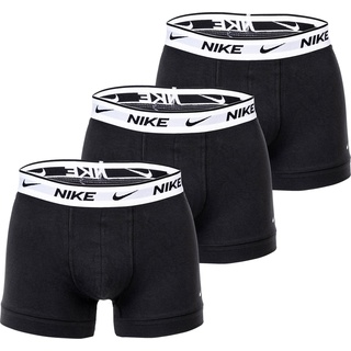 Nike, Herren, Unterhosen, Trunk 3pk, Weiss, (L, 3er Pack)