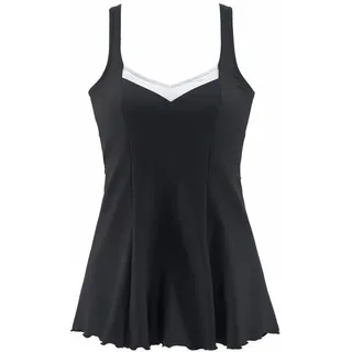 LASCANA Badeanzug Damen Schwarz/Mehrfarbig 54 Cup C