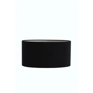 Light & Living Lampenschirm oval Velours Schwarz
