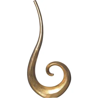 FineBuy FineBuy, Vase, Vase 100 cm Aluminium Blumenvase Spirale Bodenvase Wohndeko Gross Dekovase Modern (1 x)
