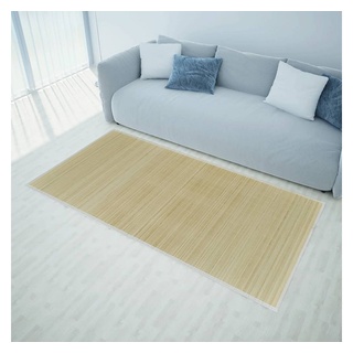Teppich Bambus Natur Rechteckig 80x200 cm, furnicato, Rechteckig beige|braun