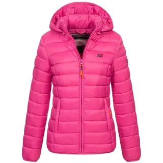 Geographical Norway Steppjacke Damen Herbst Jacke Steppjacke Outdoor leicht Kapuze Übergangsjacke XXL (44)