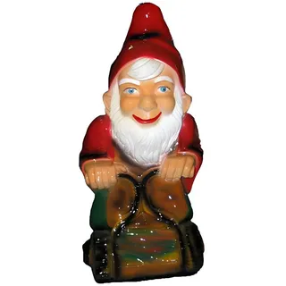 Xlmoebel Gartenzwerg Handgefertigte Zwergfigur aus hochwertigem Material für den Garten, (Skulptur K21-75cm), Hergestellt in Europa beige