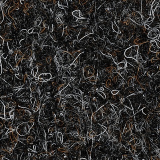 BODENMEISTER Teppichboden "Nadelfilz Bodenbelag Merlin" Teppiche Gr. B/L: 400 cm x 1250 cm, 5,2 mm, 1 St., schwarz (schwarz braun) Teppichboden