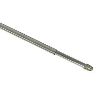 GARDINIA Vitragestange 1-läufig Ø 11 mm 65 cm silber