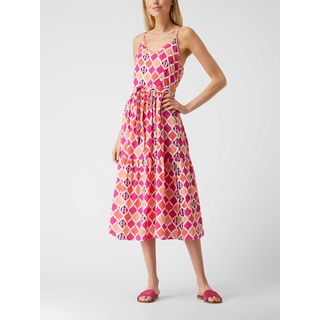 Kleid aus Viskose, Pink, XL
