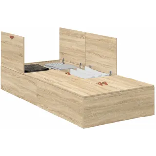 vidaXL Sonoma-Eiche 80 x 200 cm Braun