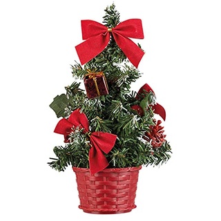 Unbekannt 260671 Mini Weihnachtsbaum 20cm, Deko Baum