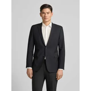 Regular Fit 2-Knopf-Sakko mit Woll-Anteil, Black, 44