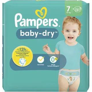 2x Pampers Baby-Dry (Gr. 7, Tragepack, 31 Stk.)