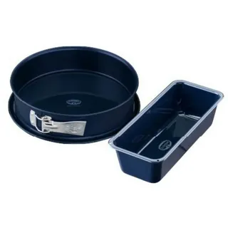 Dr. Oetker Küchenhelfer Back-Set Backformen-Set "Back-Liebe Emaille", 2-teilig