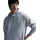 Fleece Kapuzenjacke dk grey heather/lt smoke grey XS
