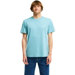 T-Shirt BILLABONG "Icon Wave", Herren, Gr. XXL, blau (blau haze), Obermaterial: 100% Baumwolle., Shirts T-Shirt
