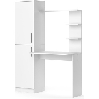 Vicco, Schreibtisch, Schreibtisch Tessa, Weiß, 123 x 52 cm (123 x 52 x 168 cm)