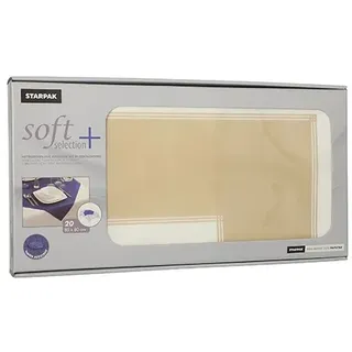Papstar 100 Mitteldecken, stoffähnlich, Vlies `soft selection plus` 80 cm x 80 cm limonengrün `Frame`