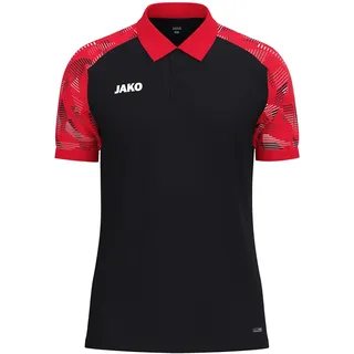 Jako Polo Sonic schwarz/rot 4XL