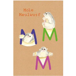 KOMAR Wandbild ABC Animal M 30 x 40 cm