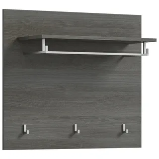 xonox.home Garderobenpaneel Salsa 80 x 70 x 27 cm Grau