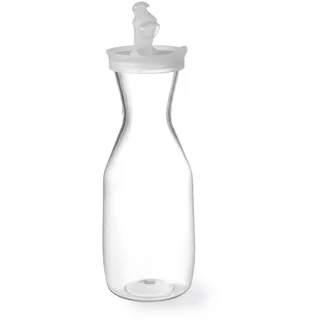 HENDI Karaffe, Glaskaraffe, Glaskrug, Inhalt: 1L, ø92x(h)245mm, SAN Kunststoff