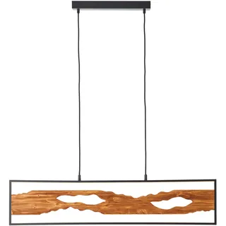Brilliant Chaumont 1x LED 100 cm rechteckig schwarz/holz