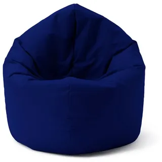Lumaland Sitzsack In-& Outdoor Sitzkissen Bean Bag, XXL 300L Gaming Lounge 75x120x75 blau