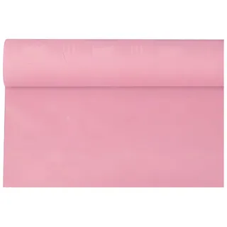 Papstar Tischdecke Papiertischtuch mit Damastprägung 6 m x 1,2 m Rosa
