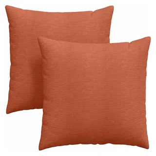 vidaXL Sofakissen 80 x 80 cm Rot-Orange