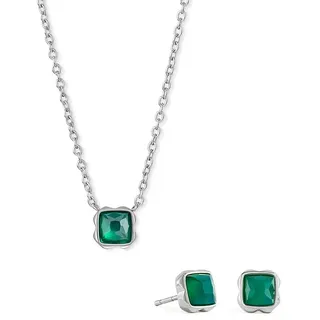 Coeur de Lion Schmuck-Set 1300/54-0500 - grün