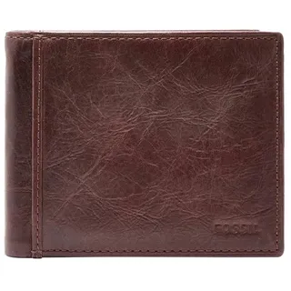 Fossil Brieftasche für Herren Ingram, Leder Bifold braun 11,43 cm L x 1,9 cm B x 8,89 cm H ML3784200
