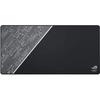 ASUS ROG Sheath schwarzes Mauspad | extra große Gaming-Oberfläche Mauspad | Pixel präzise Tracking | Anti-Fray-genähte Kanten und rutschfeste Gummiunterseite (89,9 x 43,9 cm)